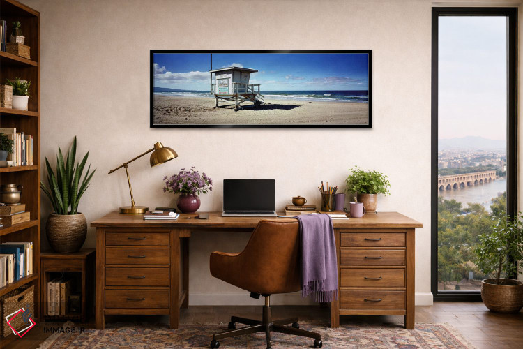 تابلو دکوراتیو Manhattan Beach, Los Angeles County, California, USA,کل… اثر پانورامیک ایمجز - D2B