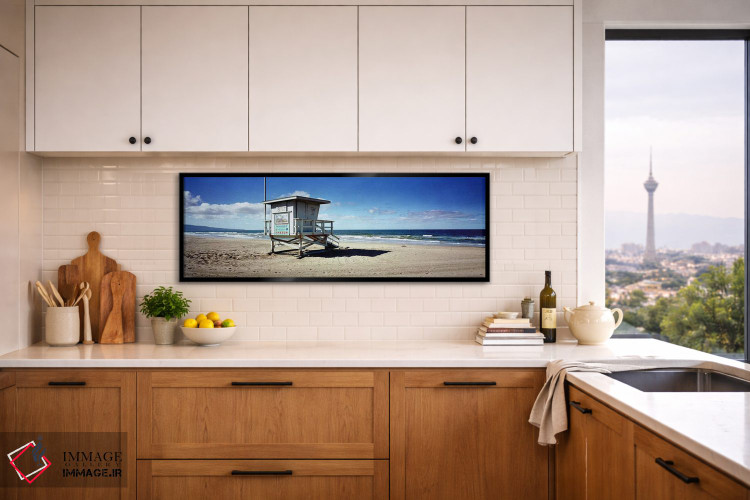 تابلو دکوراتیو Manhattan Beach, Los Angeles County, California, USA,کل… اثر پانورامیک ایمجز - D5B