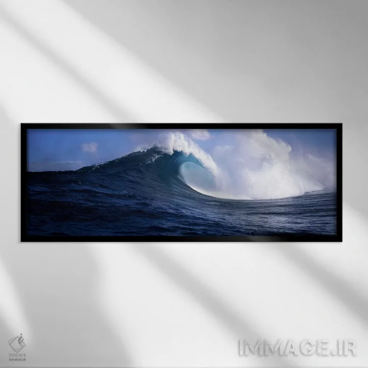 تابلو دکوراتیو Maui, Hawai'i, USA,موج شکن فروزان، مائوئی، هاوایی، ایال… اثر پانورامیک ایمجز - نمای قابدار مشکی
