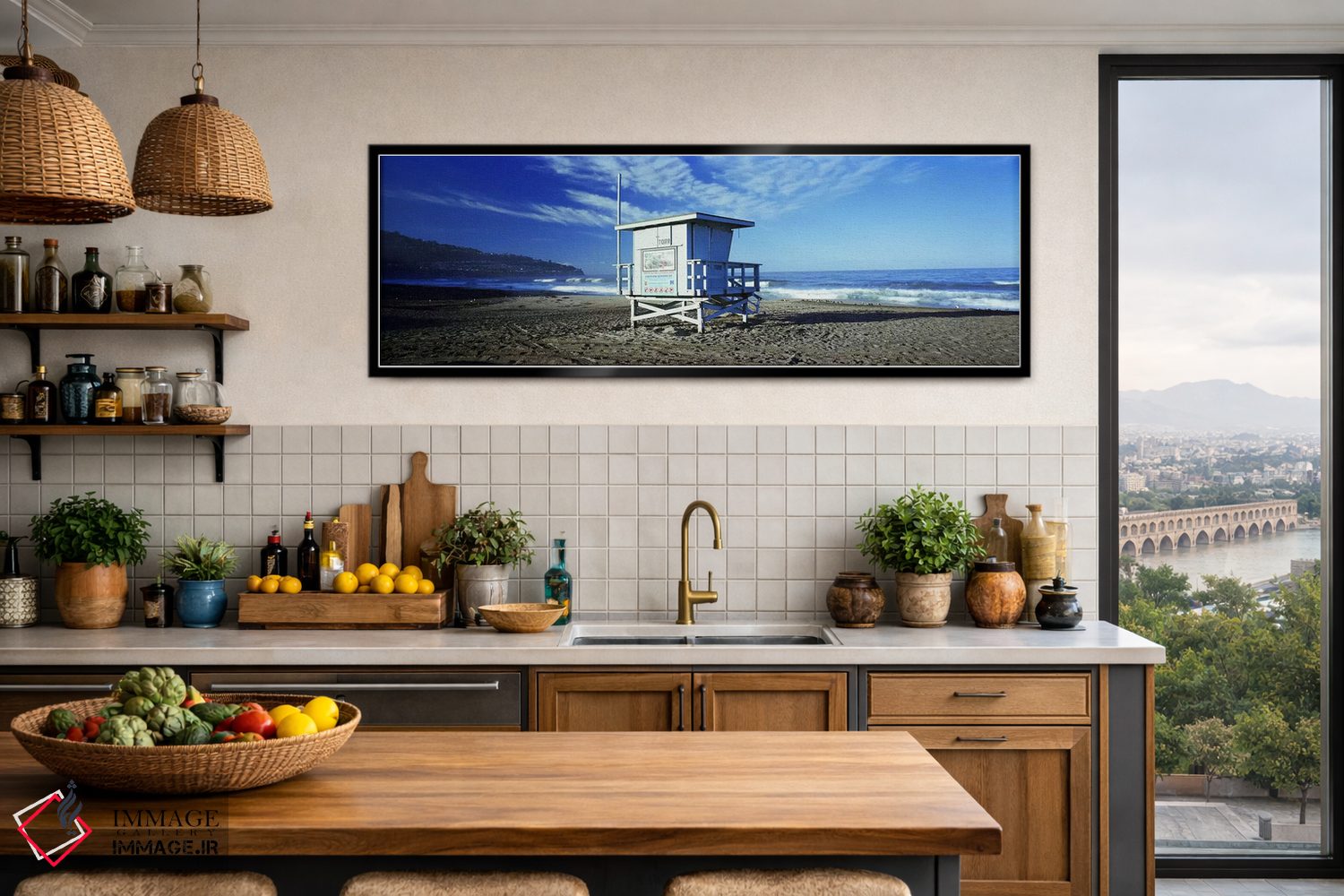 تابلو دکوراتیو Torrance Beach, Torrance, Los Angeles County, Californi… اثر پانورامیک ایمجز - D5B