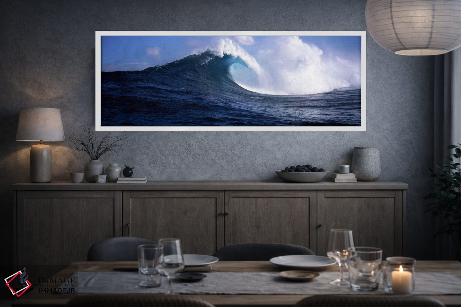 تابلو دکوراتیو Maui, Hawai'i, USA,موج شکن فروزان، مائوئی، هاوایی، ایال… اثر پانورامیک ایمجز - D3W