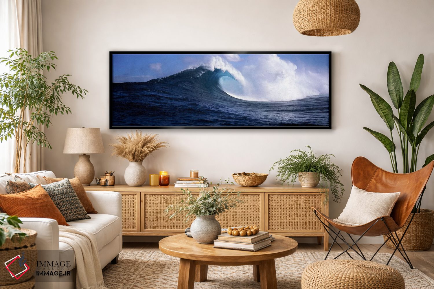 تابلو دکوراتیو Maui, Hawai'i, USA,موج شکن فروزان، مائوئی، هاوایی، ایال… اثر پانورامیک ایمجز - D4B