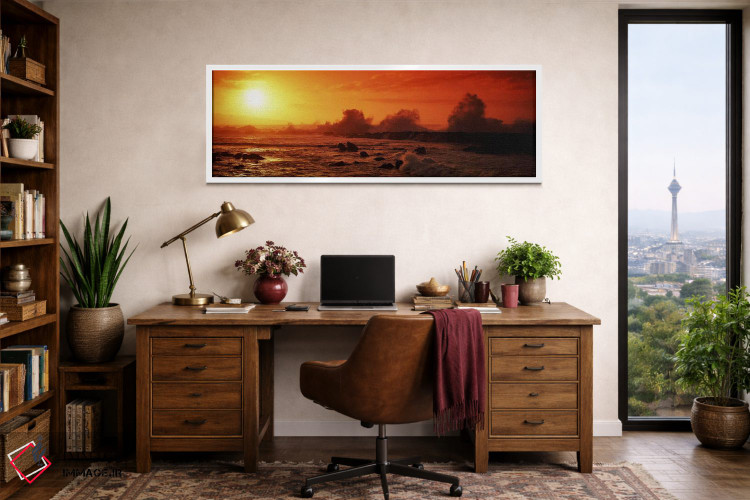 تابلو دکوراتیو Three Tables, North Shore, Oahu, Hawaii, USA,امواجی که… اثر پانورامیک ایمجز - D1W