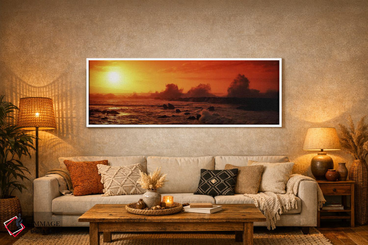 تابلو دکوراتیو Three Tables, North Shore, Oahu, Hawaii, USA,امواجی که… اثر پانورامیک ایمجز - D5W