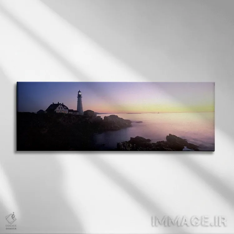 تابلو دکوراتیو Portland Head Lighthouse built 1791, Cape Elizabeth, Cu… اثر پانورامیک ایمجز - نمای روبهرو روی دیوار