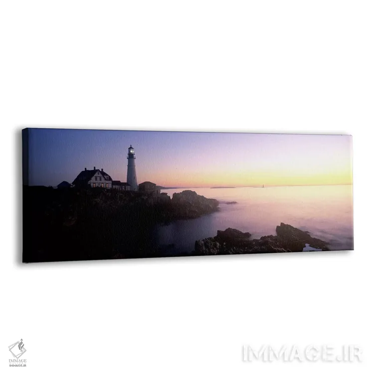 تابلو دکوراتیو Portland Head Lighthouse built 1791, Cape Elizabeth, Cu… اثر پانورامیک ایمجز - نمای پرسپکتیو محصول