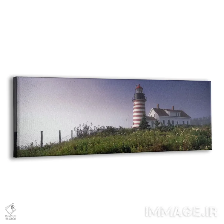 تابلو دکوراتیو West Quoddy Head lighthouse, Lubec, Washington County… اثر پانورامیک ایمجز - نمای پرسپکتیو محصول