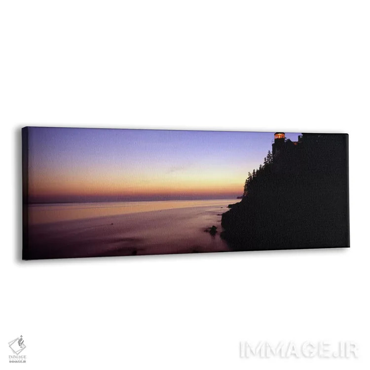 تابلو دکوراتیو Bass Harbor, Hancock County, Maine, USA,غروب رنگارنگ در… اثر پانورامیک ایمجز - نمای پرسپکتیو محصول