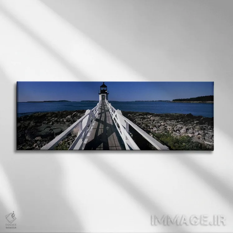 تابلو دکوراتیو built, rebuilt 1858, Port Clyde, Maine, USA,فانوس دریای… اثر پانورامیک ایمجز - نمای روبهرو روی دیوار