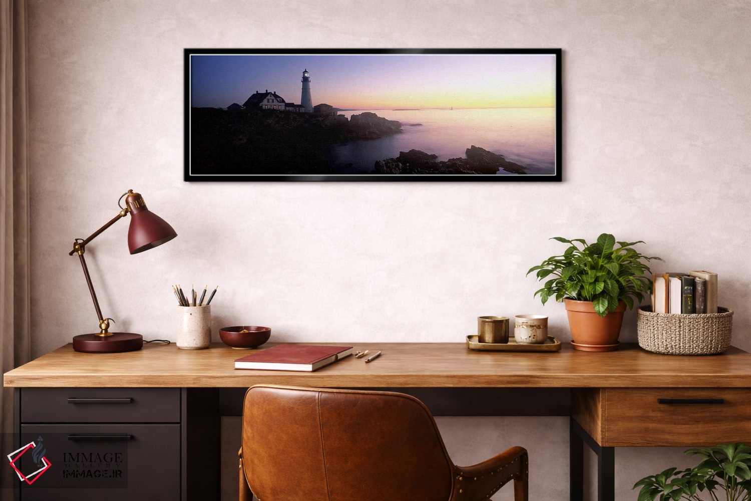 تابلو دکوراتیو Portland Head Lighthouse built 1791, Cape Elizabeth, Cu… اثر پانورامیک ایمجز - D4B