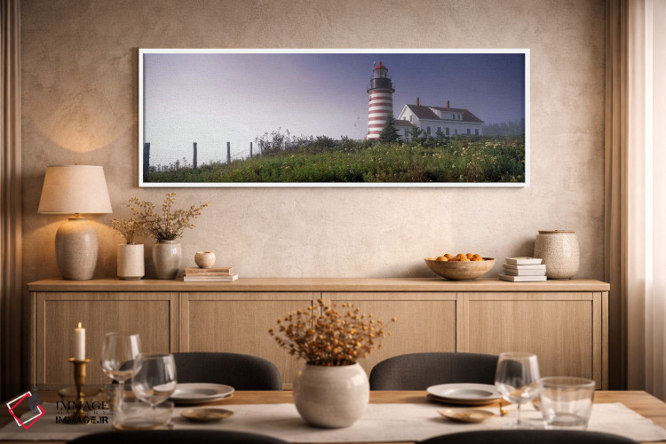 تابلو دکوراتیو West Quoddy Head lighthouse, Lubec, Washington County… اثر پانورامیک ایمجز - D2W