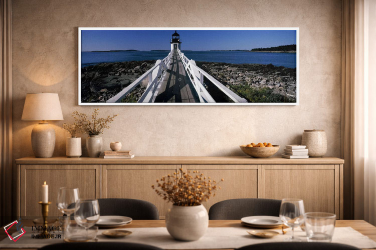 تابلو دکوراتیو built, rebuilt 1858, Port Clyde, Maine, USA,فانوس دریای… اثر پانورامیک ایمجز - D2W