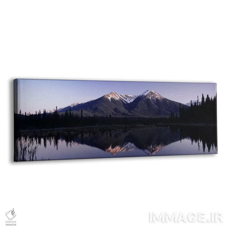 تابلو دکوراتیو Banff, Alberta, Canada,چشم انداز کوهستان و بازتاب آن، ب… اثر پانورامیک ایمجز - نمای پرسپکتیو محصول