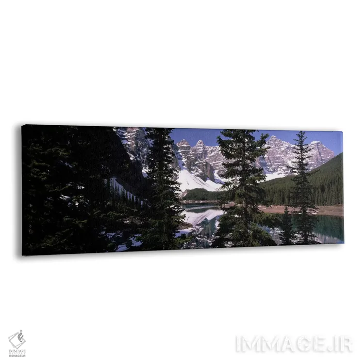 تابلو دکوراتیو Banff, Alberta, Canada,دریاچه در دامنه کوهستان، بنف، آل… اثر پانورامیک ایمجز - نمای پرسپکتیو محصول