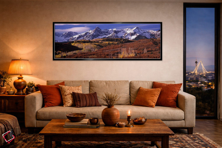 تابلو دکوراتیو near Telluride, Colorado, USA,کوه های پوشیده از برف و ر… اثر پانورامیک ایمجز - D5B