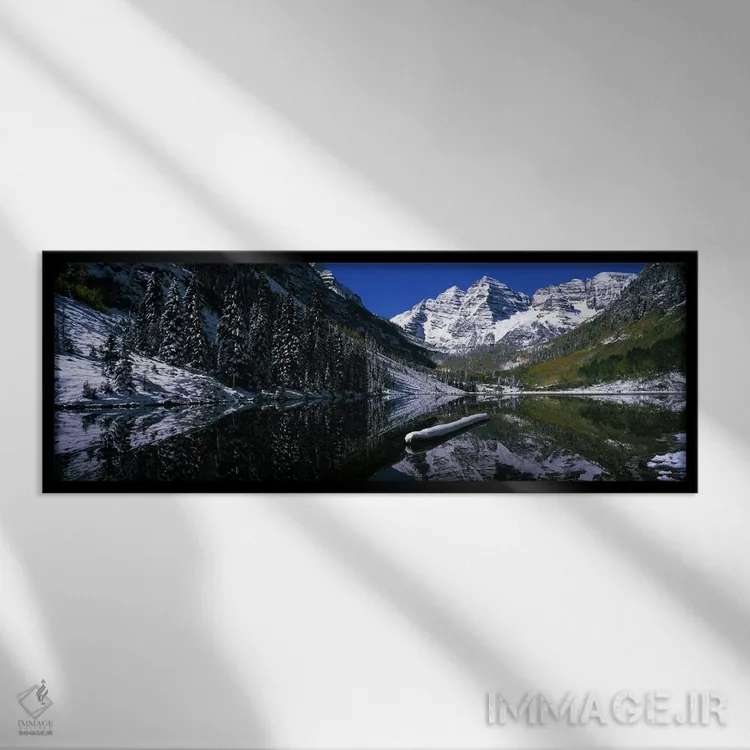 تابلو دکوراتیو Maroon Bells-Snowmass Wilderness Area, White River Nati… اثر پانورامیک ایمجز - نمای قابدار مشکی