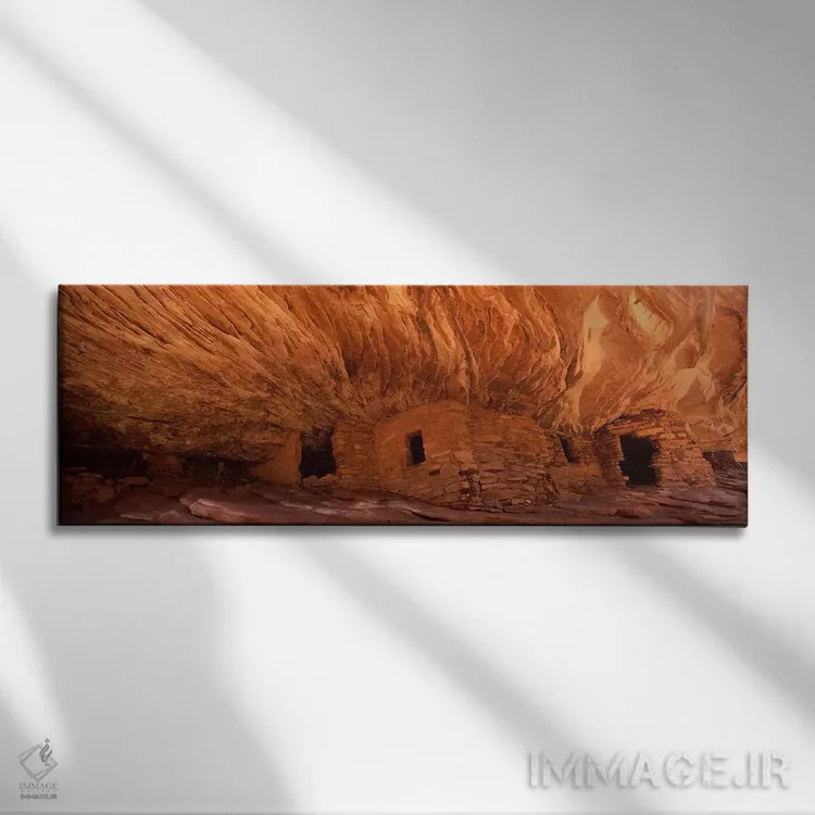 تابلو دکوراتیو Upper Mule Canyon, Comb Ridge, Bears Ears National Monu… اثر پانورامیک ایمجز - نمای روبهرو روی دیوار