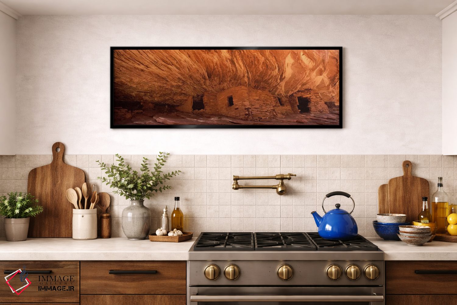 تابلو دکوراتیو Upper Mule Canyon, Comb Ridge, Bears Ears National Monu… اثر پانورامیک ایمجز - D2B