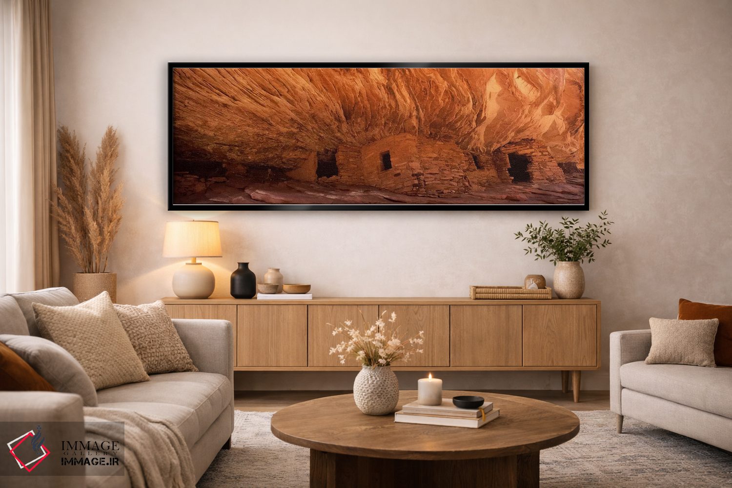 تابلو دکوراتیو Upper Mule Canyon, Comb Ridge, Bears Ears National Monu… اثر پانورامیک ایمجز - D5B