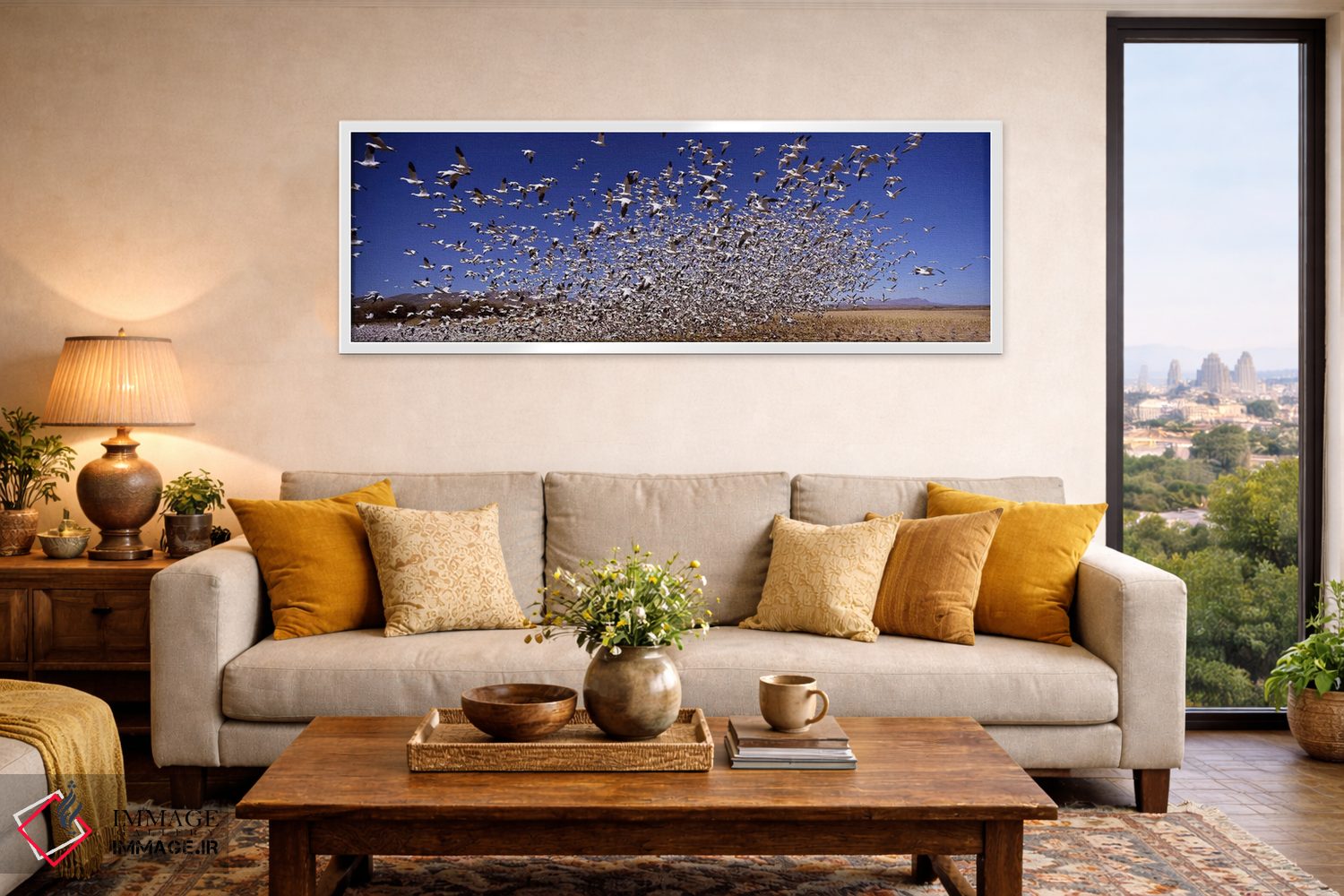 تابلو دکوراتیو Bosque del Apache National Wildlife Reserve, Socorro Co… اثر پانورامیک ایمجز - D5W