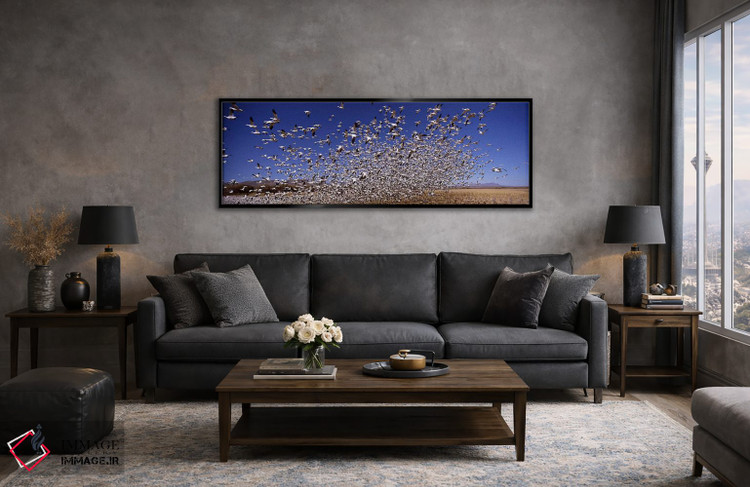 تابلو دکوراتیو Bosque del Apache National Wildlife Reserve, Socorro Co… اثر پانورامیک ایمجز - D6B