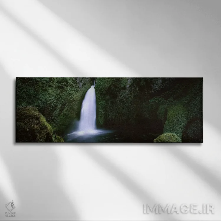 تابلو دکوراتیو Columbia River Gorge, Oregon, USA #2,آبشار در جنگل، دره… اثر پانورامیک ایمجز - نمای روبهرو روی دیوار