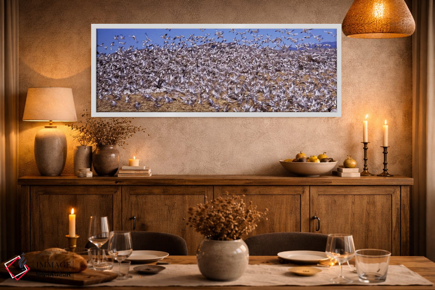 تابلو دکوراتیو Bosque del Apache National Wildlife Reserve, Socorro Co… اثر پانورامیک ایمجز - D2W