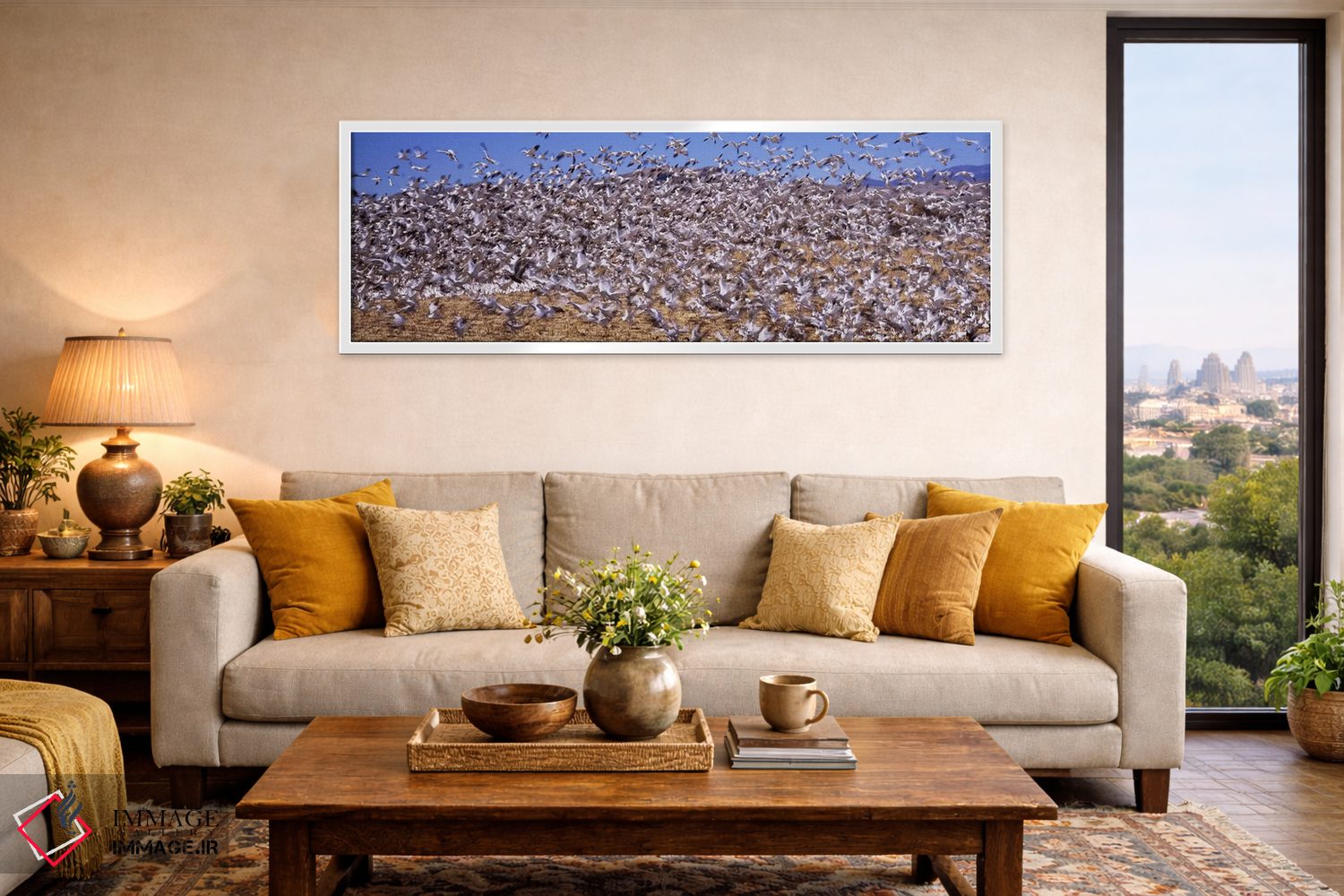 تابلو دکوراتیو Bosque del Apache National Wildlife Reserve, Socorro Co… اثر پانورامیک ایمجز - D5W