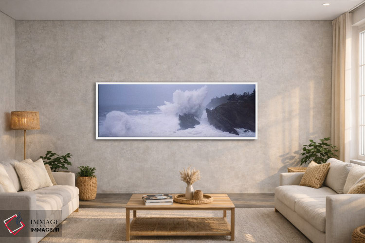 تابلو دکوراتیو Shore Acres State Park, Coos County, Oregon, USA,امواج… اثر پانورامیک ایمجز - D2W