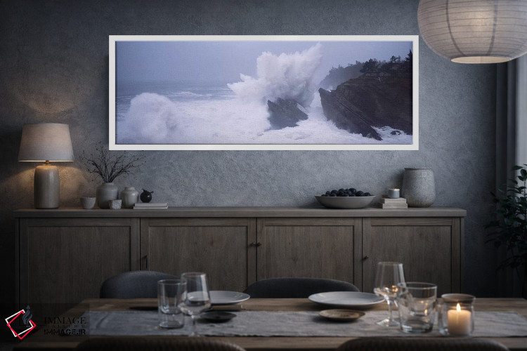 تابلو دکوراتیو Shore Acres State Park, Coos County, Oregon, USA,امواج… اثر پانورامیک ایمجز - D3W