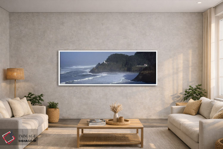 تابلو دکوراتیو Heceta Head, Lane County, Oregon, USA,نمای دور از فانوس… اثر پانورامیک ایمجز - D2W