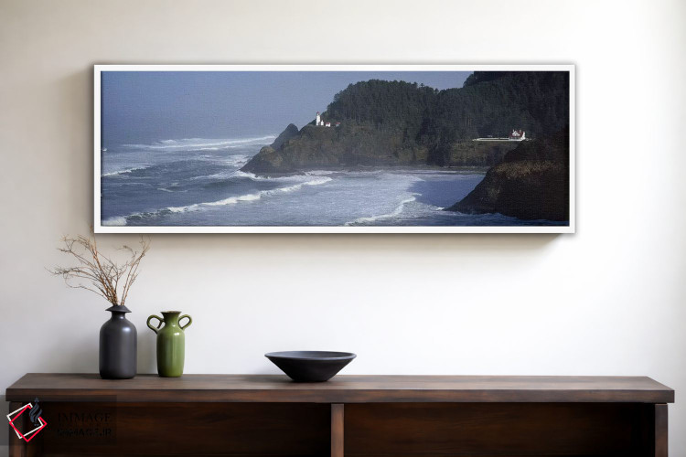 تابلو دکوراتیو Heceta Head, Lane County, Oregon, USA,نمای دور از فانوس… اثر پانورامیک ایمجز - D1W