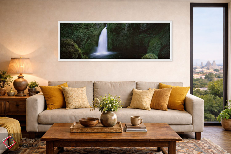 تابلو دکوراتیو Columbia River Gorge, Oregon, USA #2,آبشار در جنگل، دره… اثر پانورامیک ایمجز - D5W