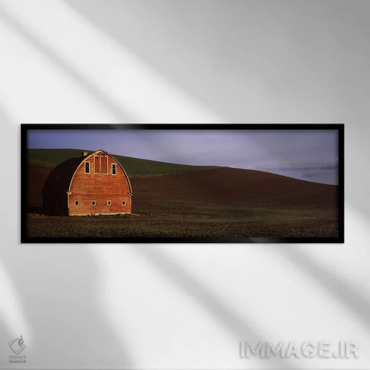 تابلو دکوراتیو Palouse, Whitman County, Washington State, USA #2,اصطبل… اثر پانورامیک ایمجز - نمای قابدار مشکی