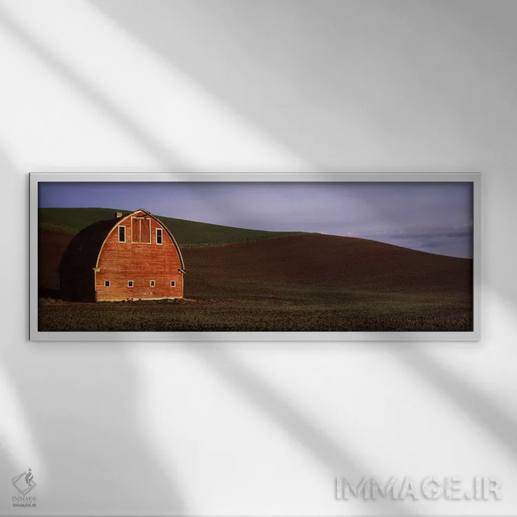 تابلو دکوراتیو Palouse, Whitman County, Washington State, USA #2,اصطبل… اثر پانورامیک ایمجز - نمای قابدار سفید