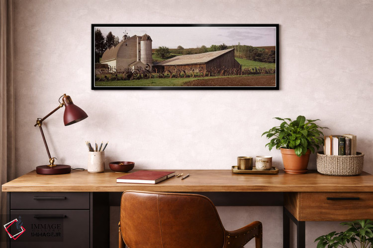تابلو دکوراتیو Palouse, Whitman County, Washington State, USA,اصطبل قد… اثر پانورامیک ایمجز - D3B