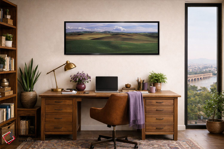 تابلو دکوراتیو Palouse, Whitman County, Washington State, USA,ابرها بر… اثر پانورامیک ایمجز - D2B