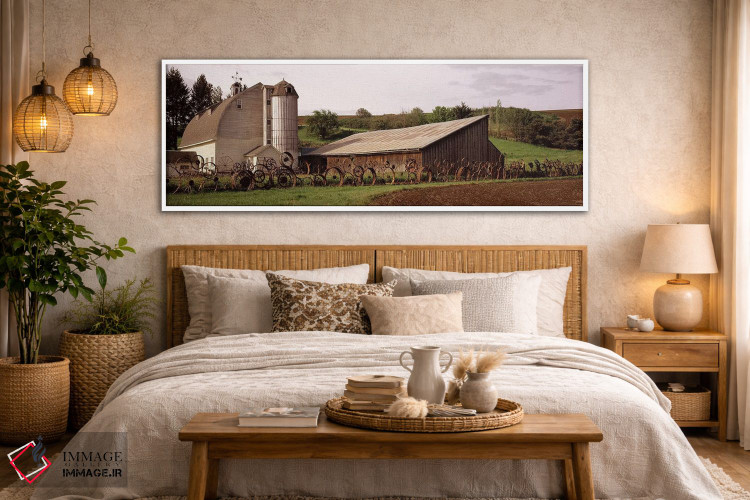 تابلو دکوراتیو Palouse, Whitman County, Washington State, USA,اصطبل قد… اثر پانورامیک ایمجز - D5W