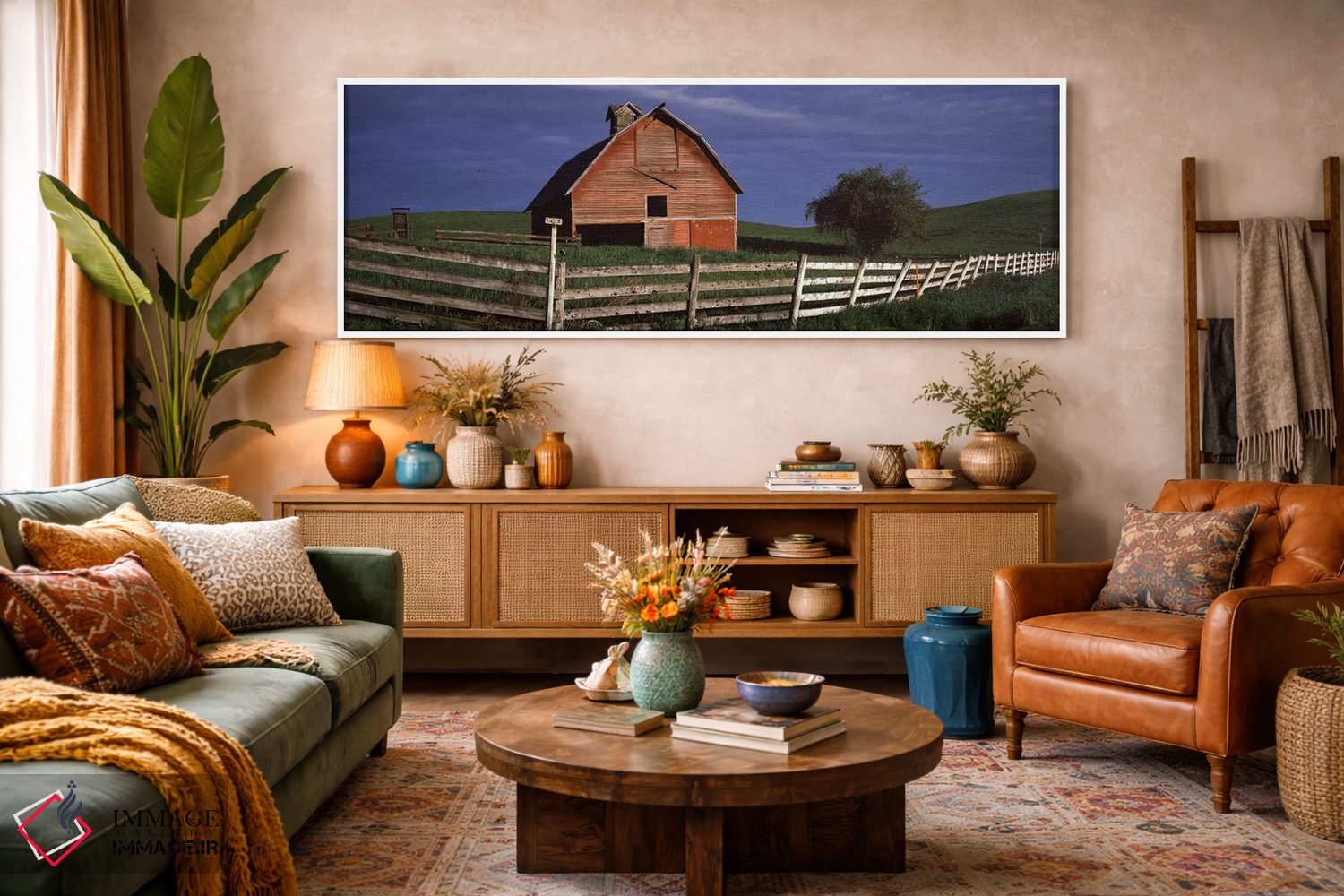 تابلو دکوراتیو Palouse, Whitman County, Washington State, USA,اصطبل قد… اثر پانورامیک ایمجز - D3W