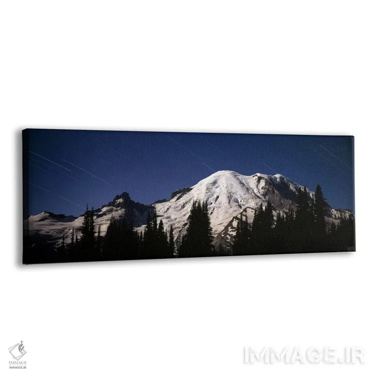 تابلو دکوراتیو Mt Rainier, Washington State, USA,رد ستاره ها بر فراز ک… اثر پانورامیک ایمجز - نمای پرسپکتیو محصول