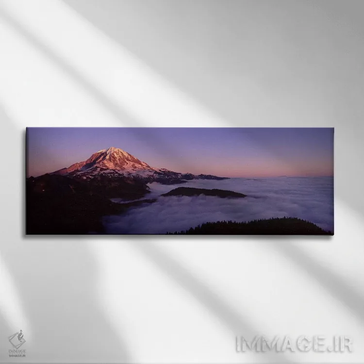 تابلو دکوراتیو Mt Rainier, Pierce County, Washington State, USA,دریایی… اثر پانورامیک ایمجز - نمای روبهرو روی دیوار