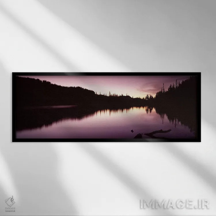 تابلو دکوراتیو Mt Rainier, Pierce County, Washington State, USA #2,باز… اثر پانورامیک ایمجز - نمای قابدار مشکی