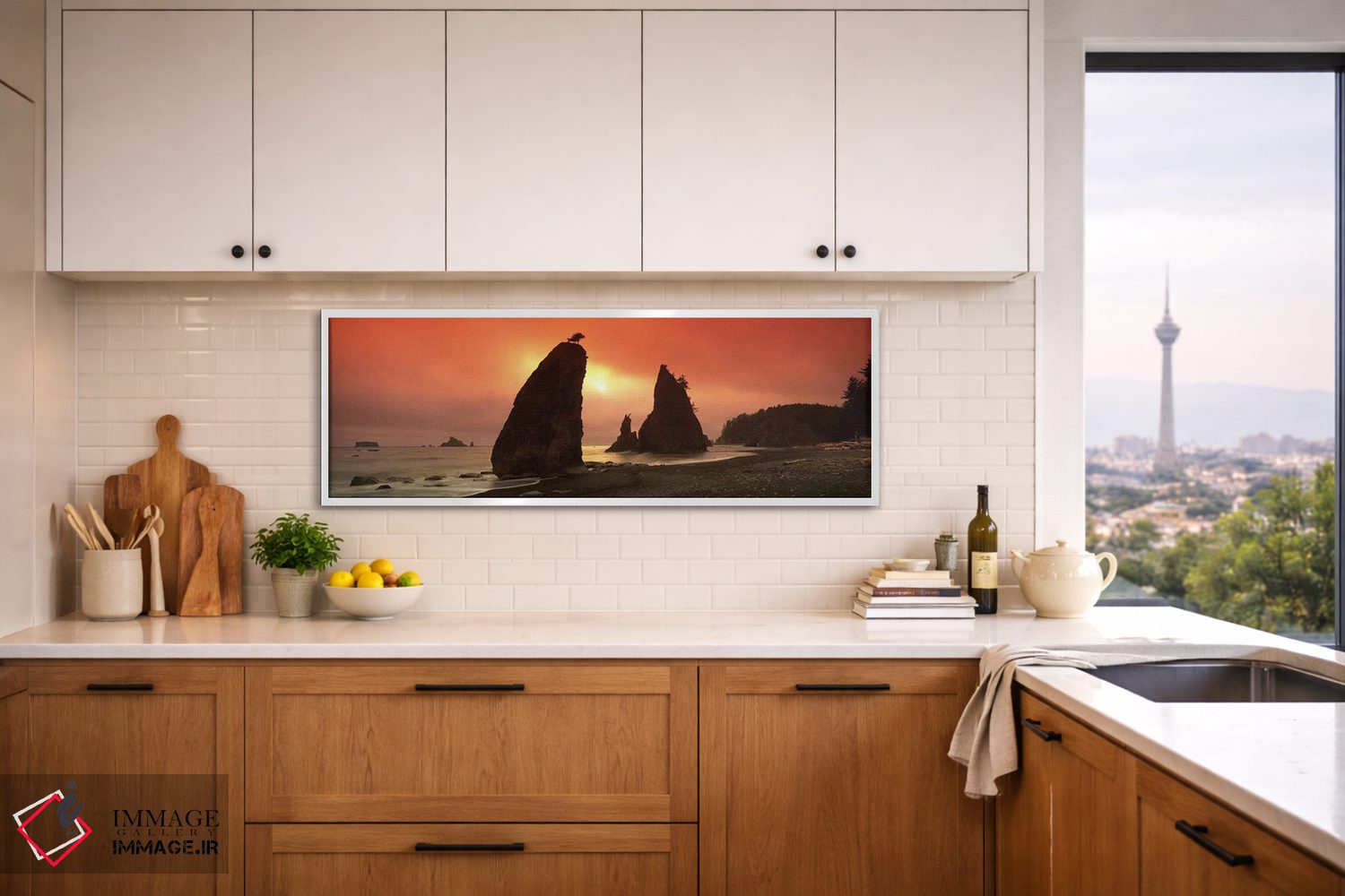 تابلو دکوراتیو Olympic National Park, Washington State, USA,سیلوت صخره… اثر پانورامیک ایمجز - D2W