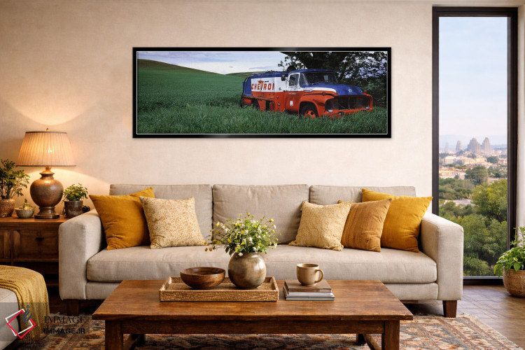 تابلو دکوراتیو Palouse, Whitman County, Washington State, USA,کامیون ب… اثر پانورامیک ایمجز - D6B
