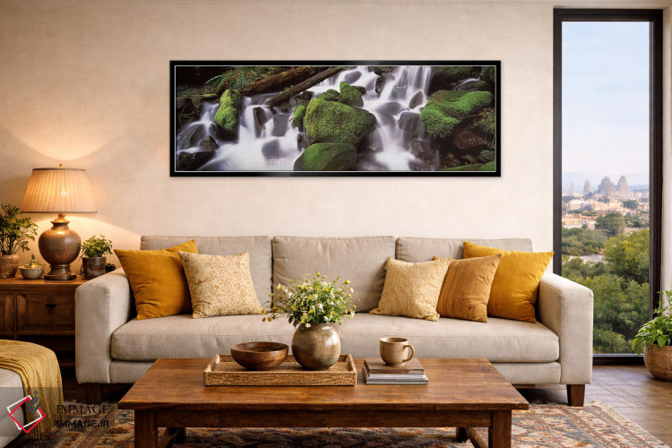 تابلو دکوراتیو Olympic National Park, Washington State, USA,آبشار پله… اثر پانورامیک ایمجز - D6B