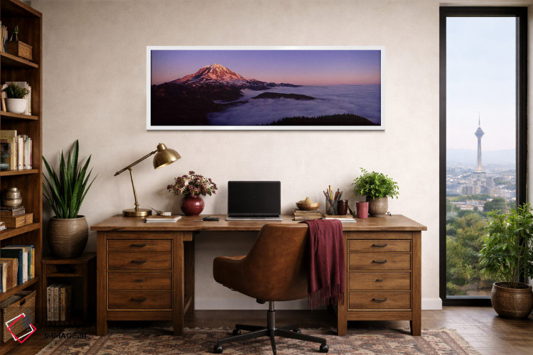 تابلو دکوراتیو Mt Rainier, Pierce County, Washington State, USA,دریایی… اثر پانورامیک ایمجز - D1W