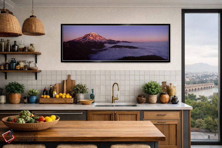 تابلو دکوراتیو Mt Rainier, Pierce County, Washington State, USA,دریایی… اثر پانورامیک ایمجز - D4B