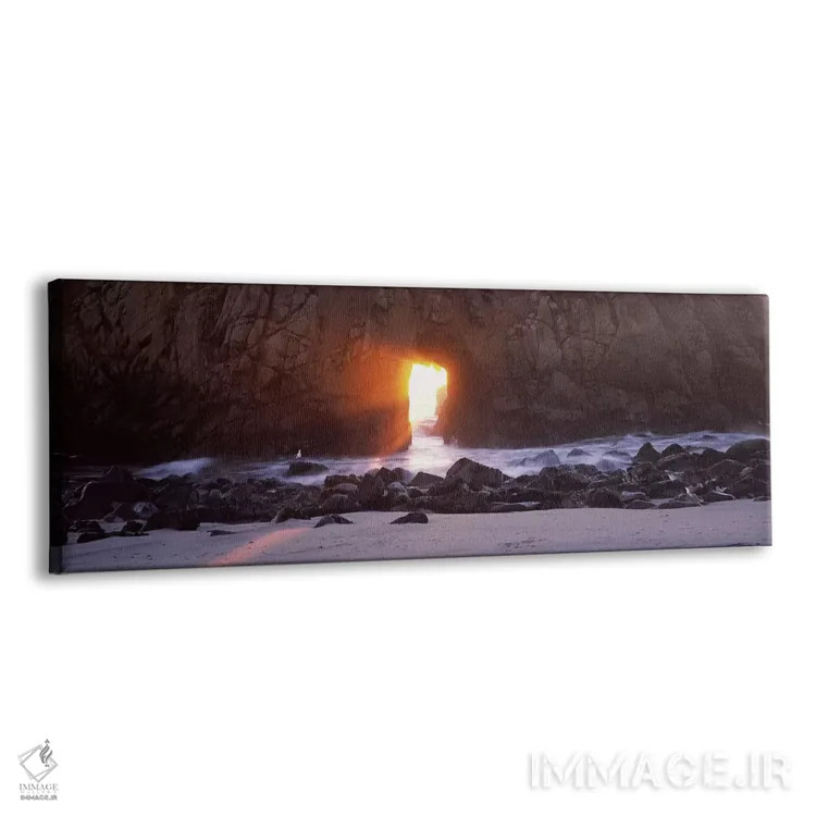 تابلو دکوراتیو Keyhole Rock, Pfeiffer Beach, Big Sur, California, USA… اثر پانورامیک ایمجز - نمای پرسپکتیو محصول