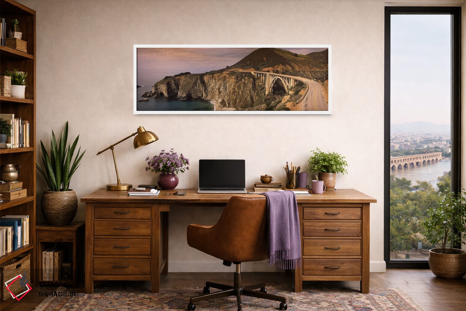 تابلو دکوراتیو Big Sur, Monterey County, California, USA,منظره ساحلی ب… اثر پانورامیک ایمجز - D1W