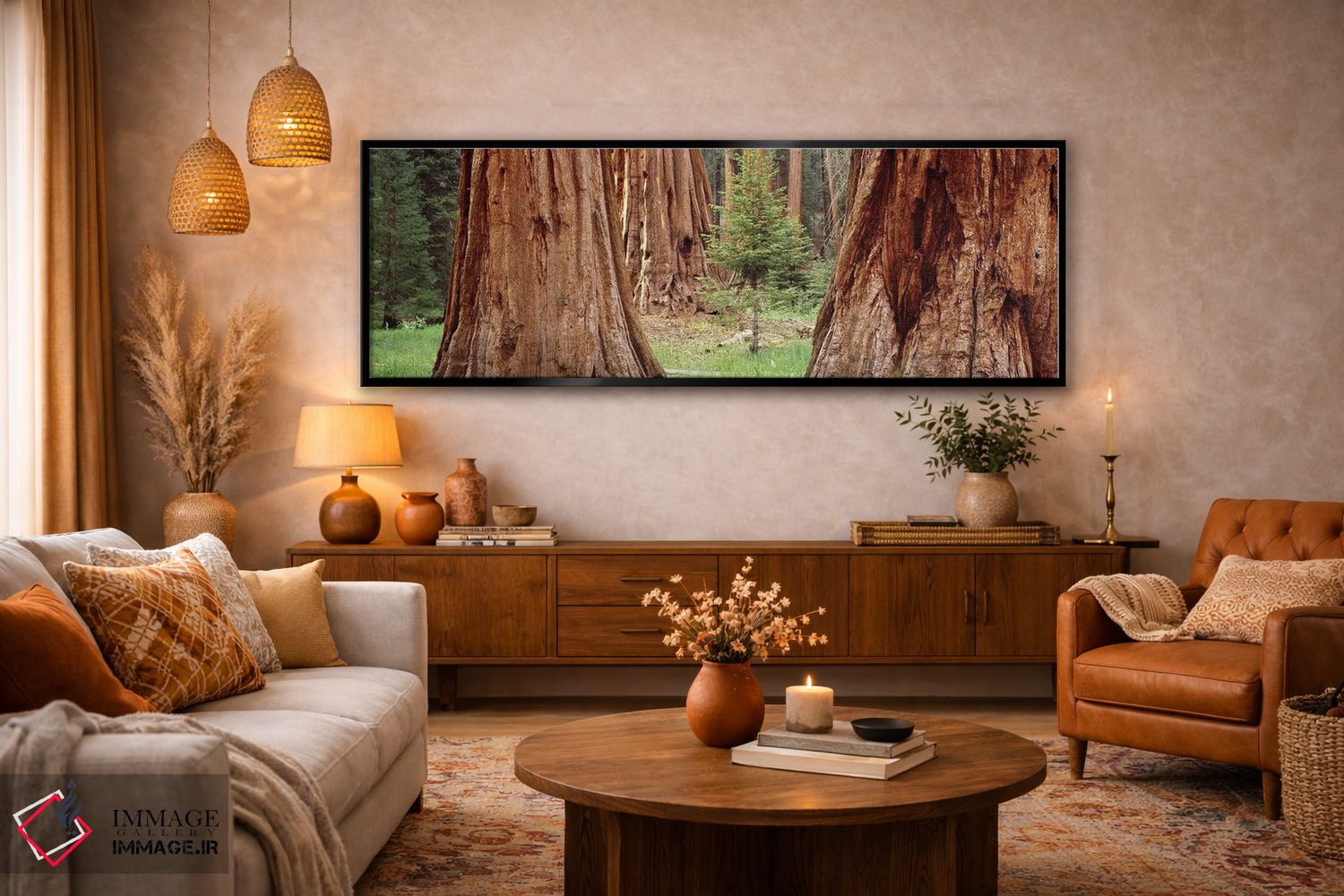 تابلو دکوراتیو Sequoia National Park, California, USA,نهال در میان سکو… اثر پانورامیک ایمجز - D6B